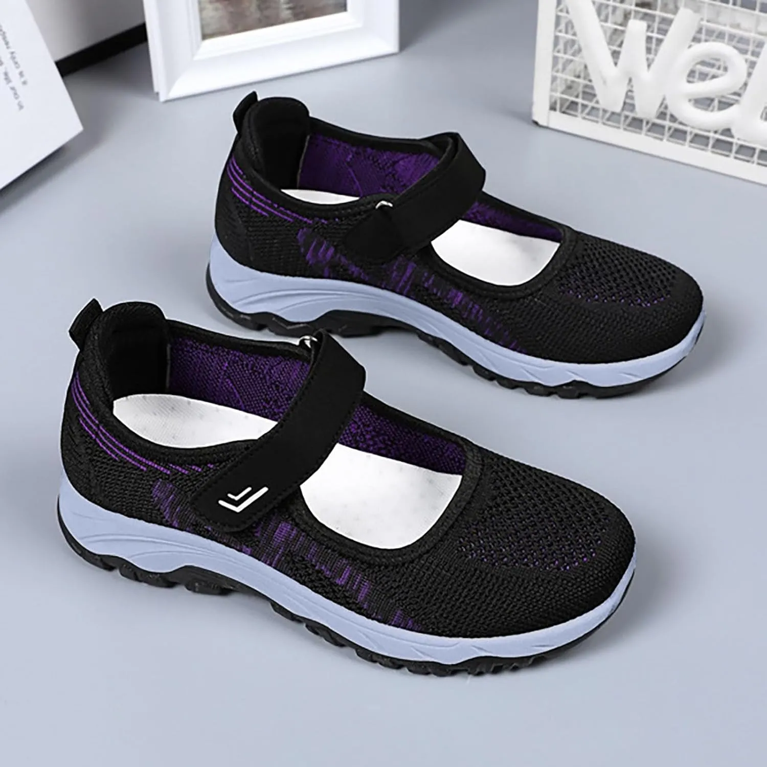 Barefoot Shoes Women Fashion Sneakers for Women 2024 Black Loafers Women Closed Head Cute Cozy Christmas Running Shoes Women Wide Toe Box Trendy Casual