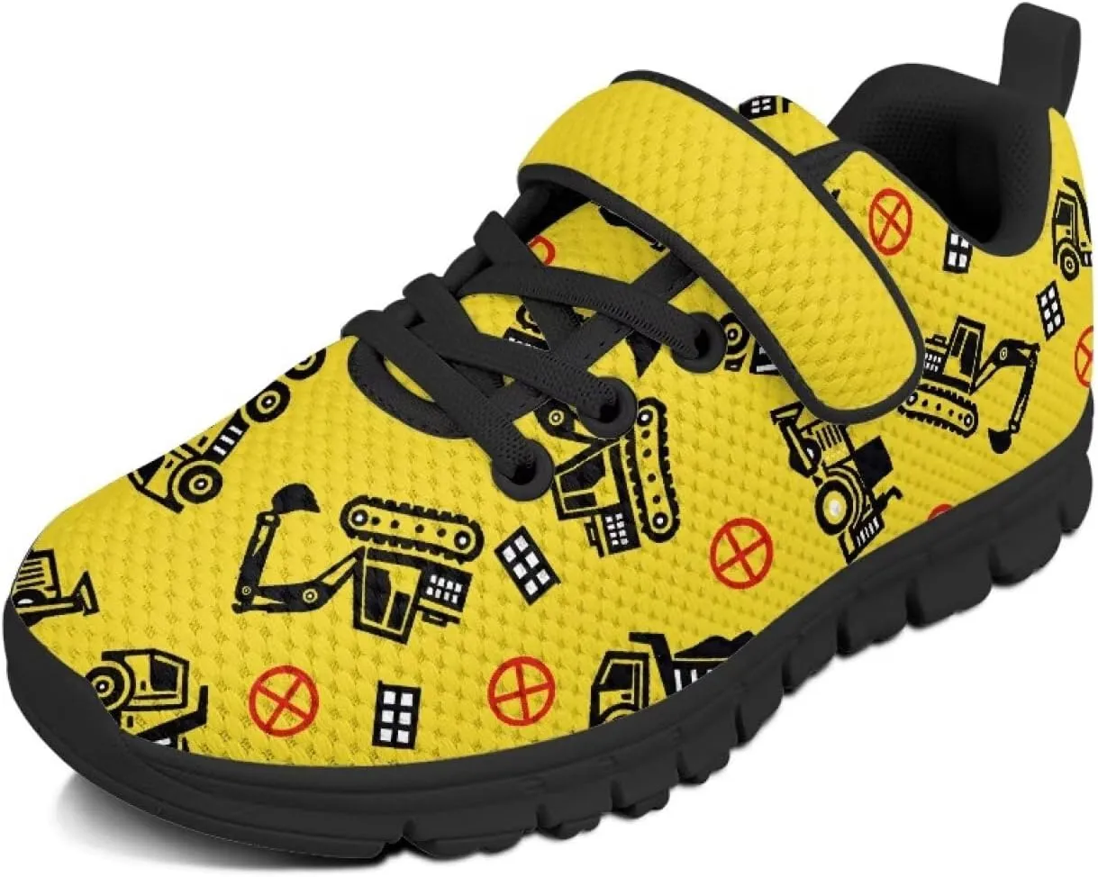 Boys Tennis Shoes Beathable Mesh Gym Athletic Shoes for Daily Wear