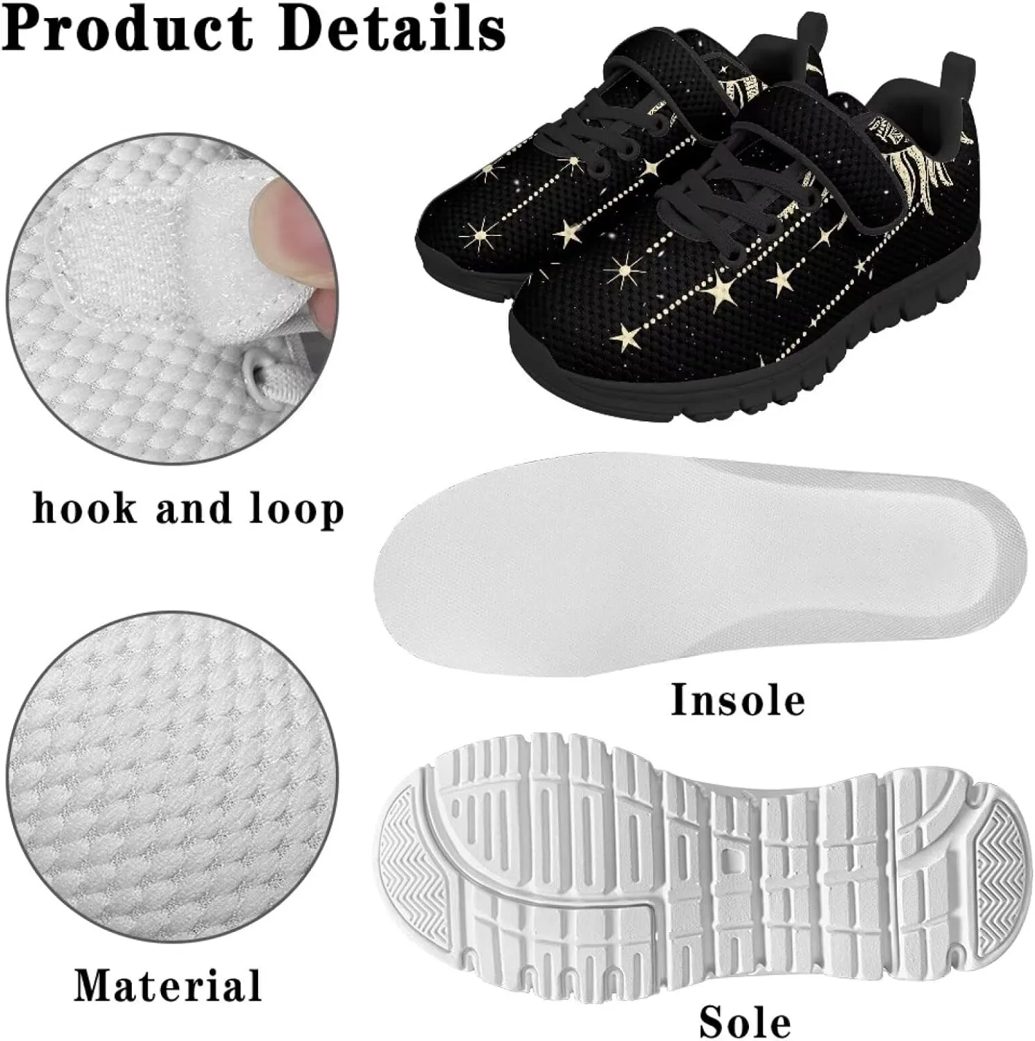 Boys Tennis Shoes Beathable Mesh Gym Athletic Shoes for Daily Wear