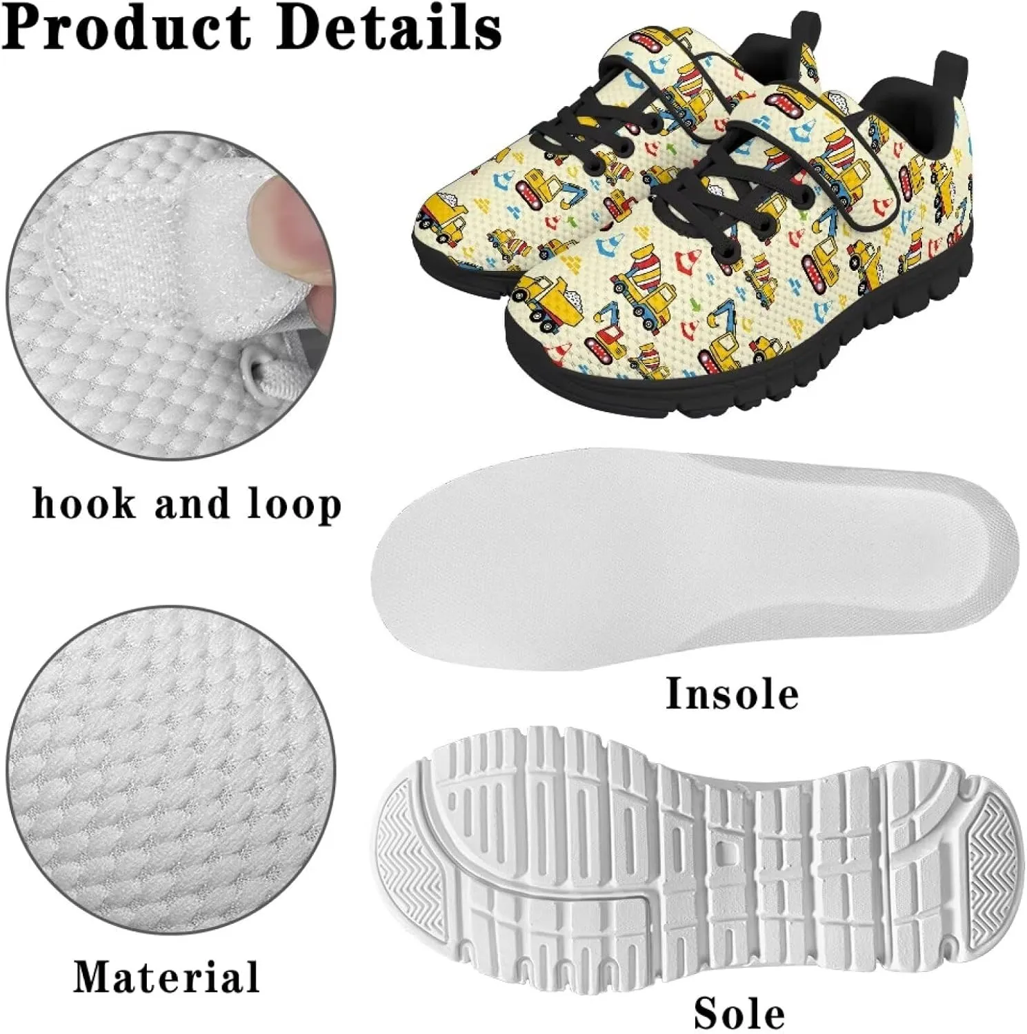 Boys Tennis Shoes Lightweight Casual Walking Shoes for Daily Wear