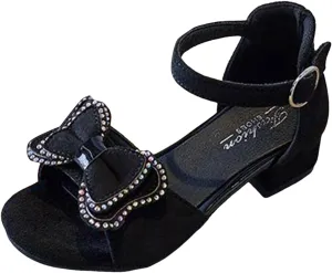 Children's Sandals Girls Shoes High Heels Korean Beach Shoes Medium and Large Children's Performance Girls Sandal