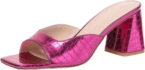 Chunky Platform Heels Block Heeled Sandals Footstool Sequins Thick With Women's Shoes Women's High Heeled Sandals
