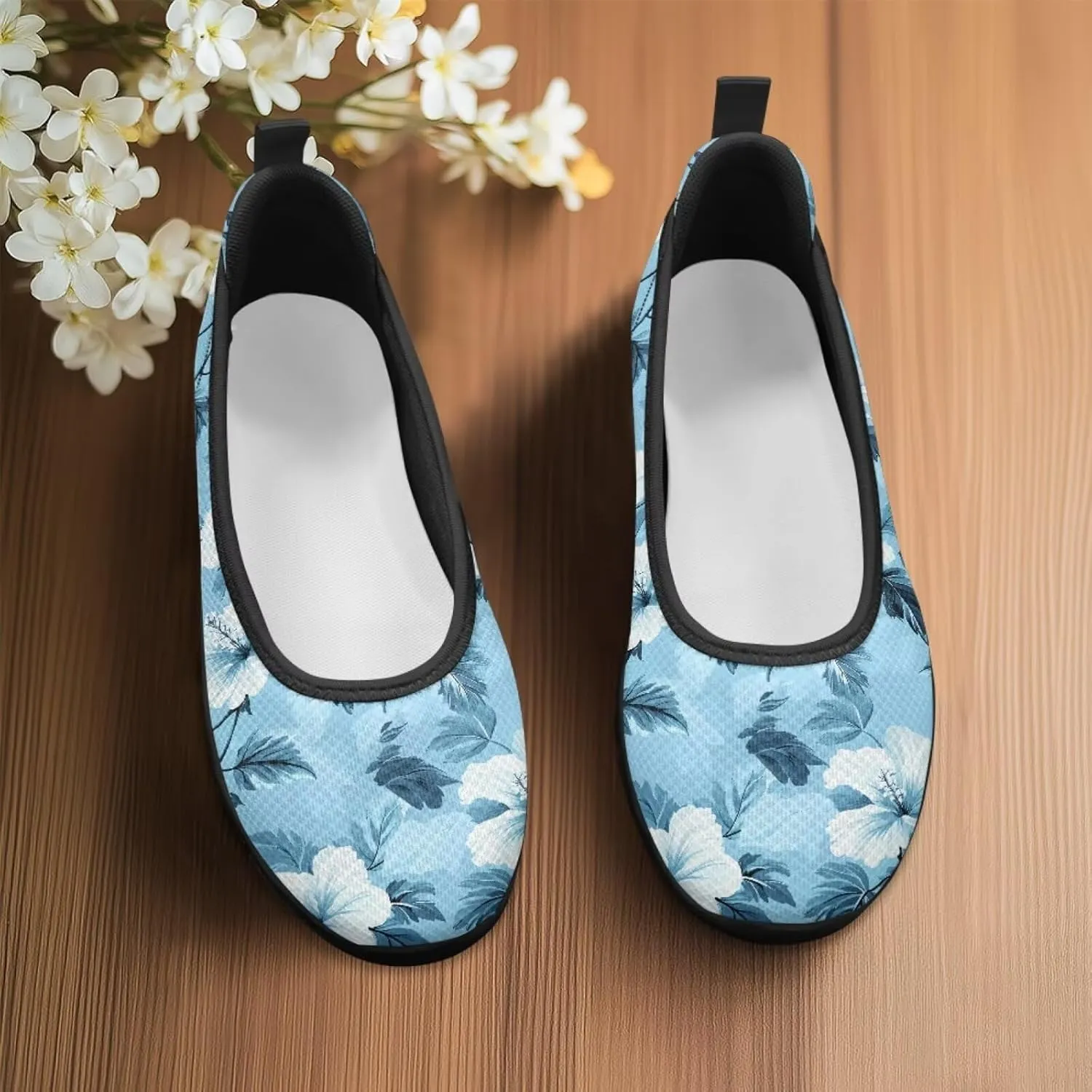 Coloranimal Womens Flats Walking Shoes Loafers Flats Shoes Mesh Athletic Shoes Travel Shoes Outdoor Lightweight Womens Mesh Flats