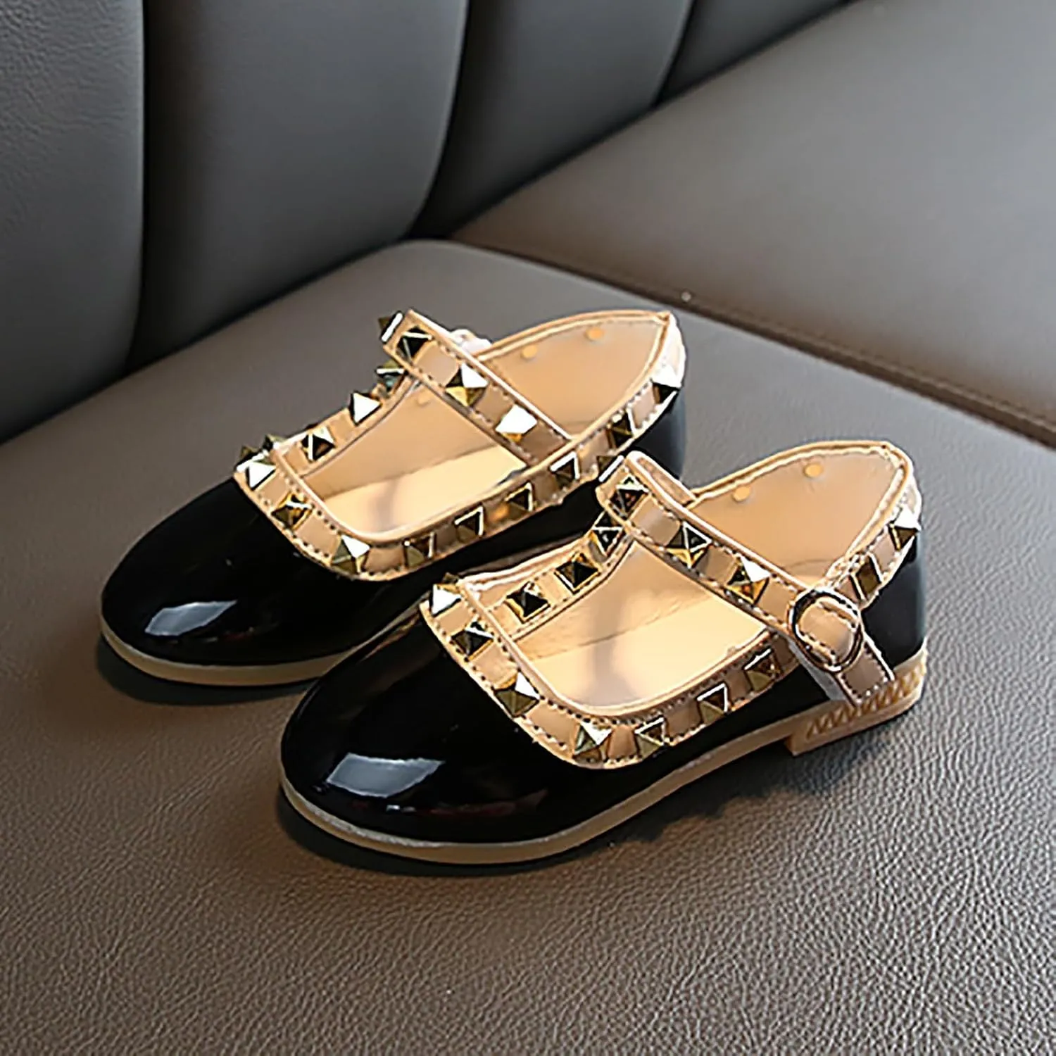 Dress Glitter Sequins Crystal High Heels Closed Toe Party Wedding Flower Shoes Girl's Sandals Girls Sandals Size 1