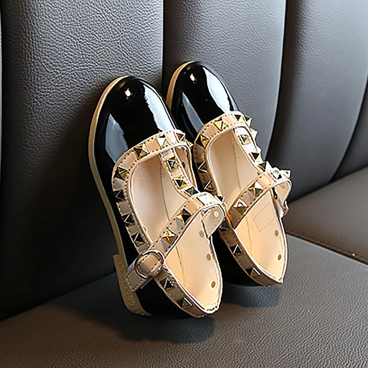 Dress Glitter Sequins Crystal High Heels Closed Toe Party Wedding Flower Shoes Girl's Sandals Girls Sandals Size 1