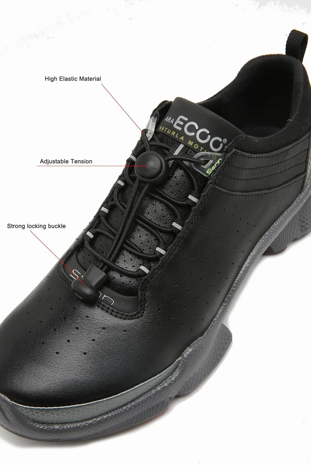 Elastic No Tie Shoelaces, Tieless Shoe Laces for Kids Adults with Strong Lock
