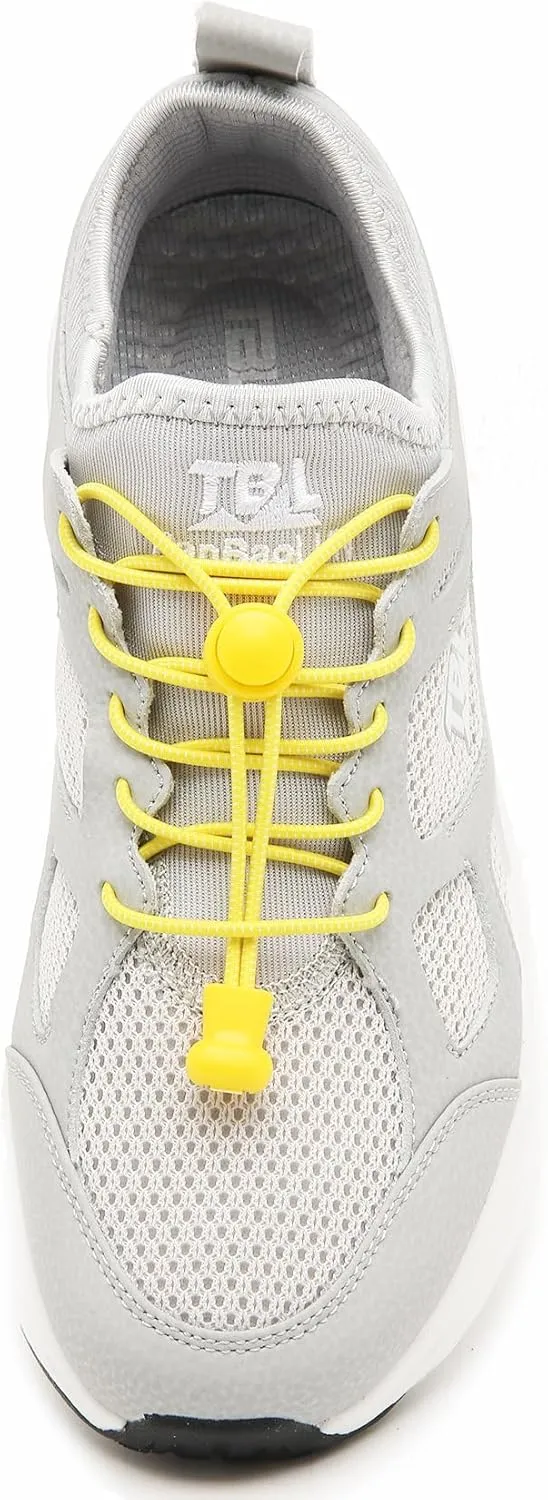 Elastic No Tie Shoelaces, Tieless Shoe Laces for Kids Adults with Strong Lock