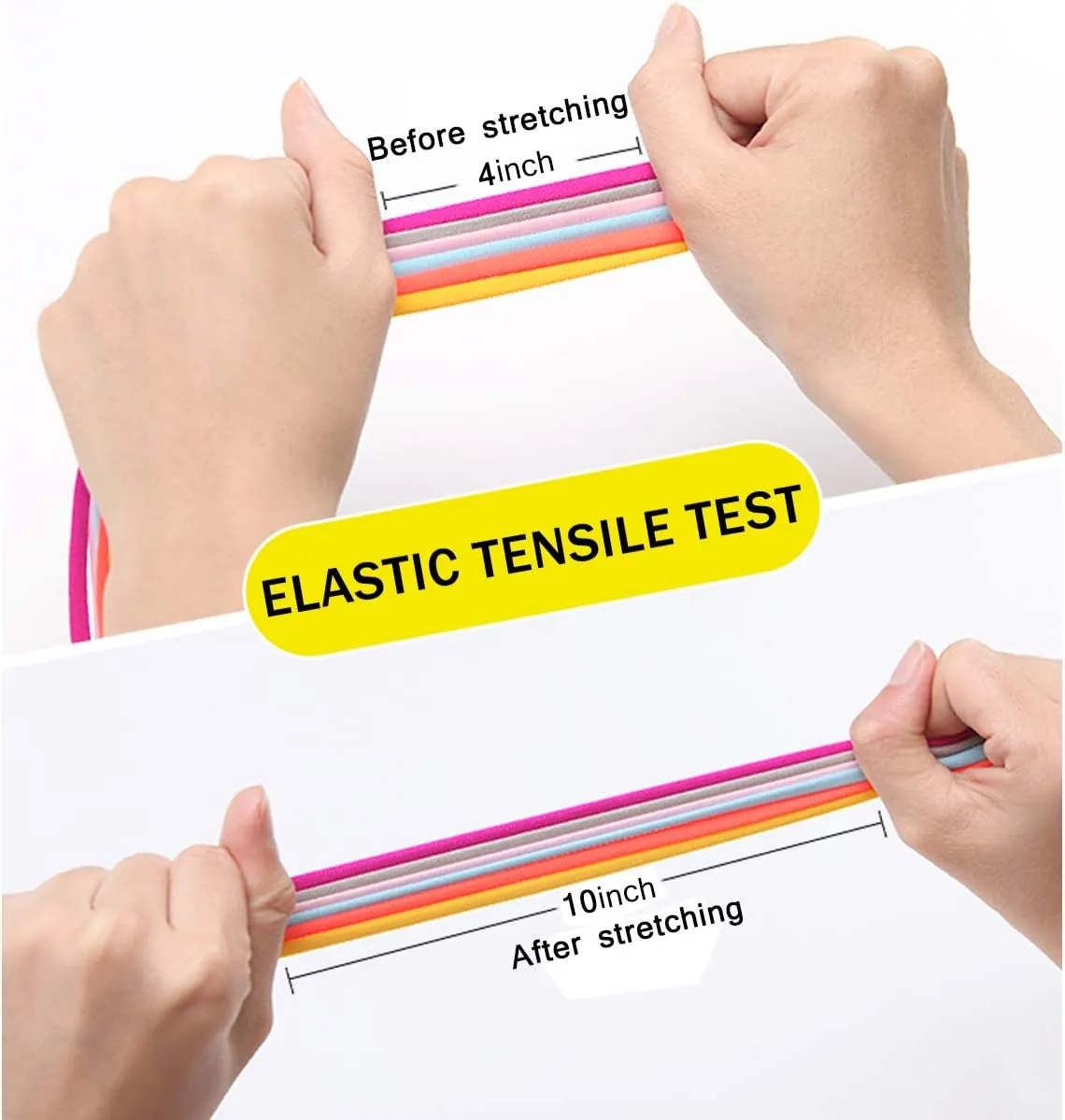 Elastic Shoe Laces for Kids and Adults Sneakers,Elastic No Tie Shoelaces