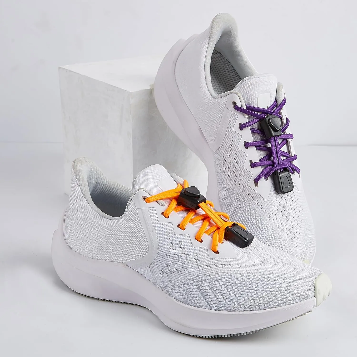 Elastic Shoe Laces,for Kids and Adults, Elastic No Tie Shoelaces,One Size Fits All