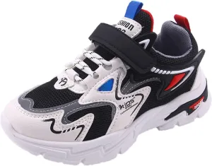 Fashion All Seasons Children Sports for Boys and Girls Flat Bottoms Non Slip Lightweight Mesh Breathable 4y Shoes