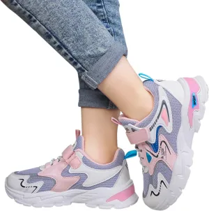 Fashion All Seasons Children Sports for Boys and Girls Flat Bottoms Non Slip Lightweight Mesh Breathable 4y Shoes