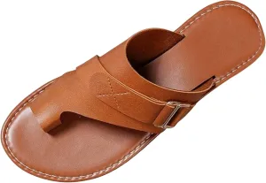 Flat Sandals for Women Slip On Slide Slippers Comfortable T-Strap Flip Flops Beach Dressy Outdoor Walking Summer Shoes