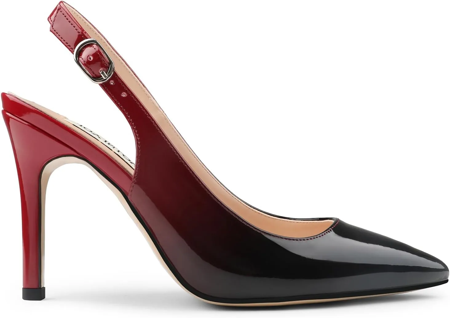 JOY IN LOVE Womens Slingback High Heels Stiletto Pointed Closed Toe Pumps
