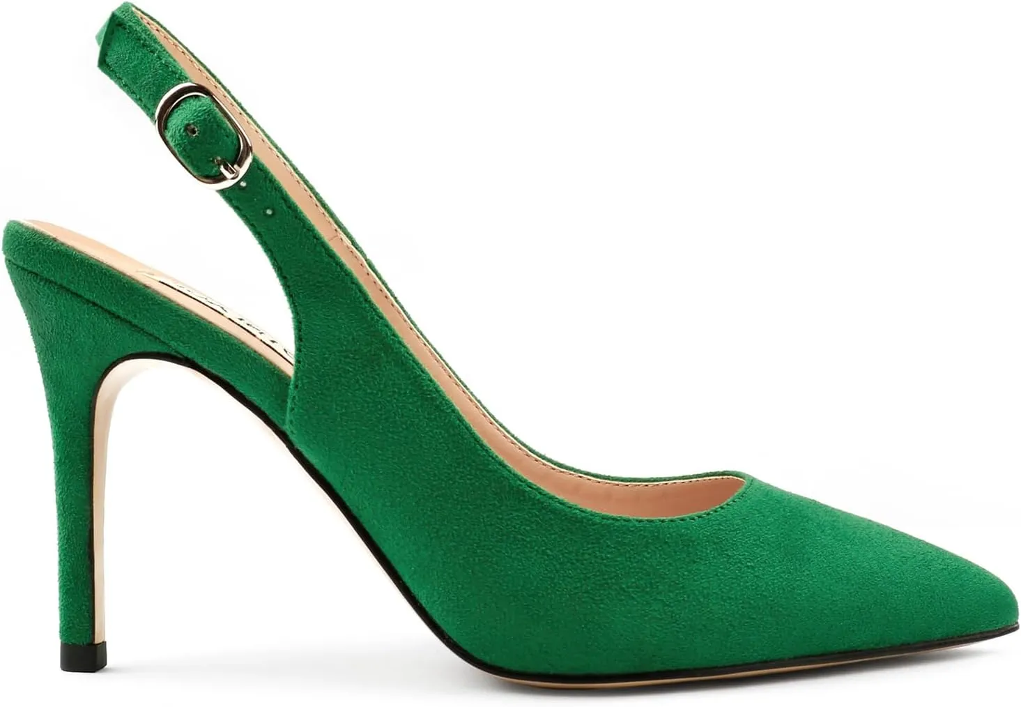 JOY IN LOVE Womens Slingback High Heels Stiletto Pointed Closed Toe Pumps