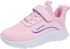 Kids Mesh Shoes Boys Girls Sneakers Lightweight Athletic Walking/Running Tennis Slip On Shoes(Toddler/Big Kid)