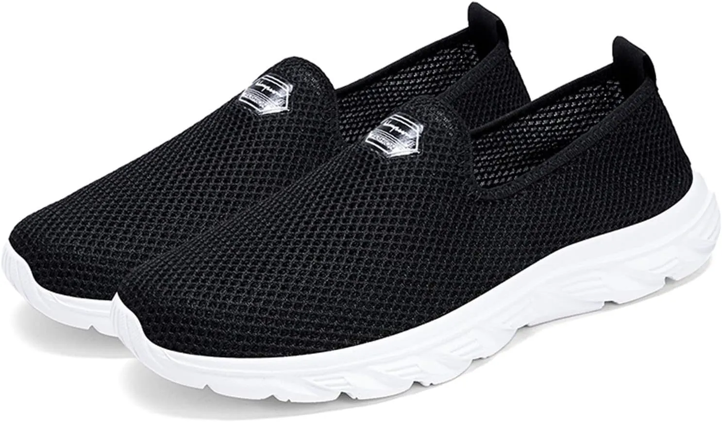 Lightweight Diabetic Shoes for Men Breathable and Light Outdoor Comfy Walking Shoe Elastic Fly Woven Mesh Shoes