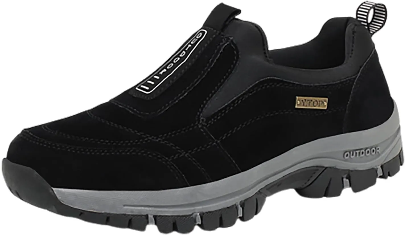 Lightweight Non Slip Sneakers for Men Breathable Casual Comfortable Walking Sneaker Elastic Fly Woven Mesh Shoes