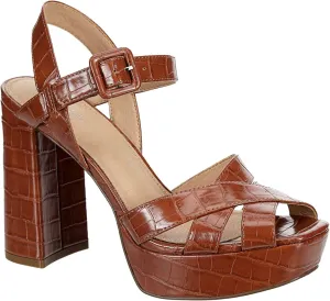 Limelight Amaris - Women's Strappy Platform Open Square Toe Chunky High Heels