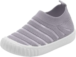 Little Girls Sneakers Autumn Flying Woven Mesh Breathable Comfortable Flat Casual Shoes Cute Girls Basketball