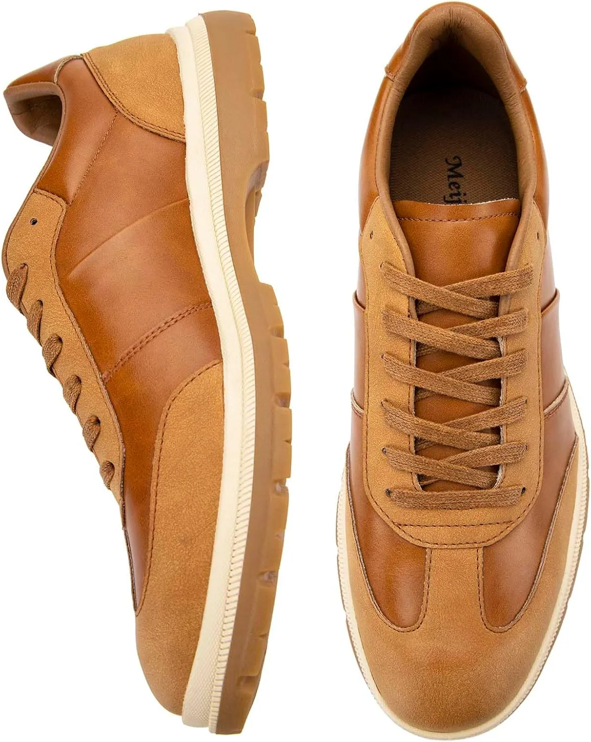 Meijiana Men's Oxford Formal Dress Shose Lace Up Oxfords Casual Comfortable Shoes