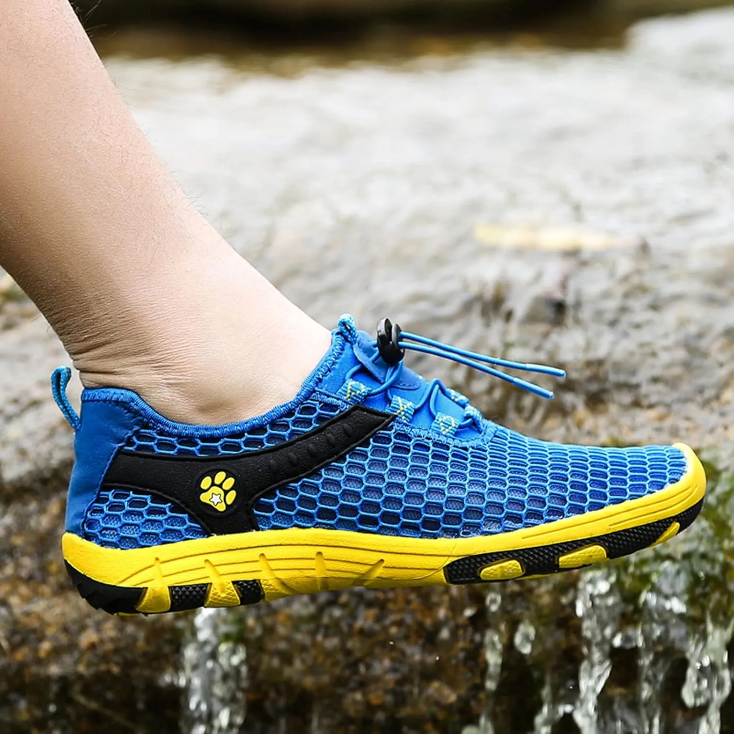 Memory Foam Versatile Shoes for Men Breathable Elastic Fly Woven Mesh Sneaker Lightweight Elderly Slip on Shoes