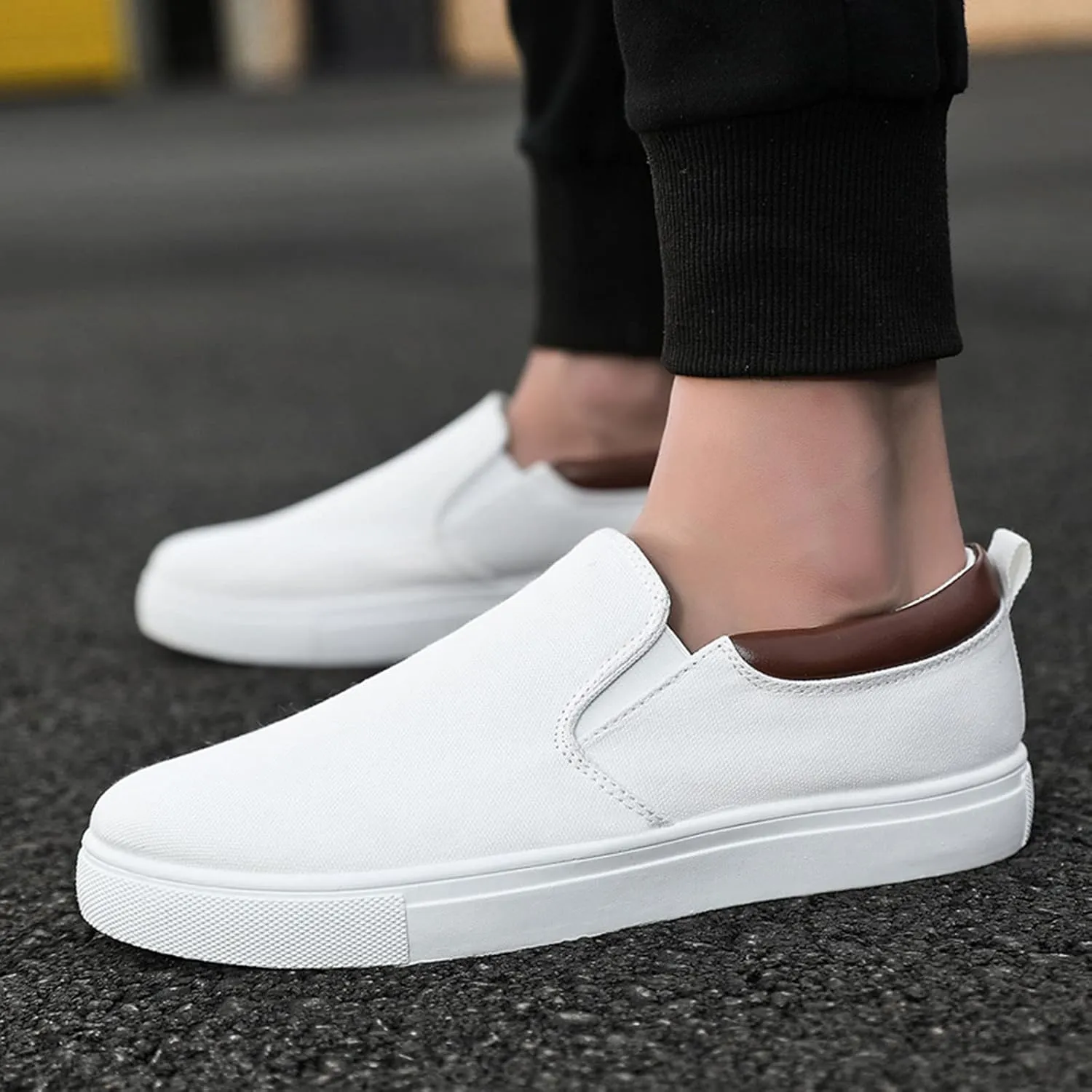 Memory Foam Versatile Shoes for Men Lightweight Breathable Walking Shoe Gym Tennis Elastic Fly Woven Mesh Shoes