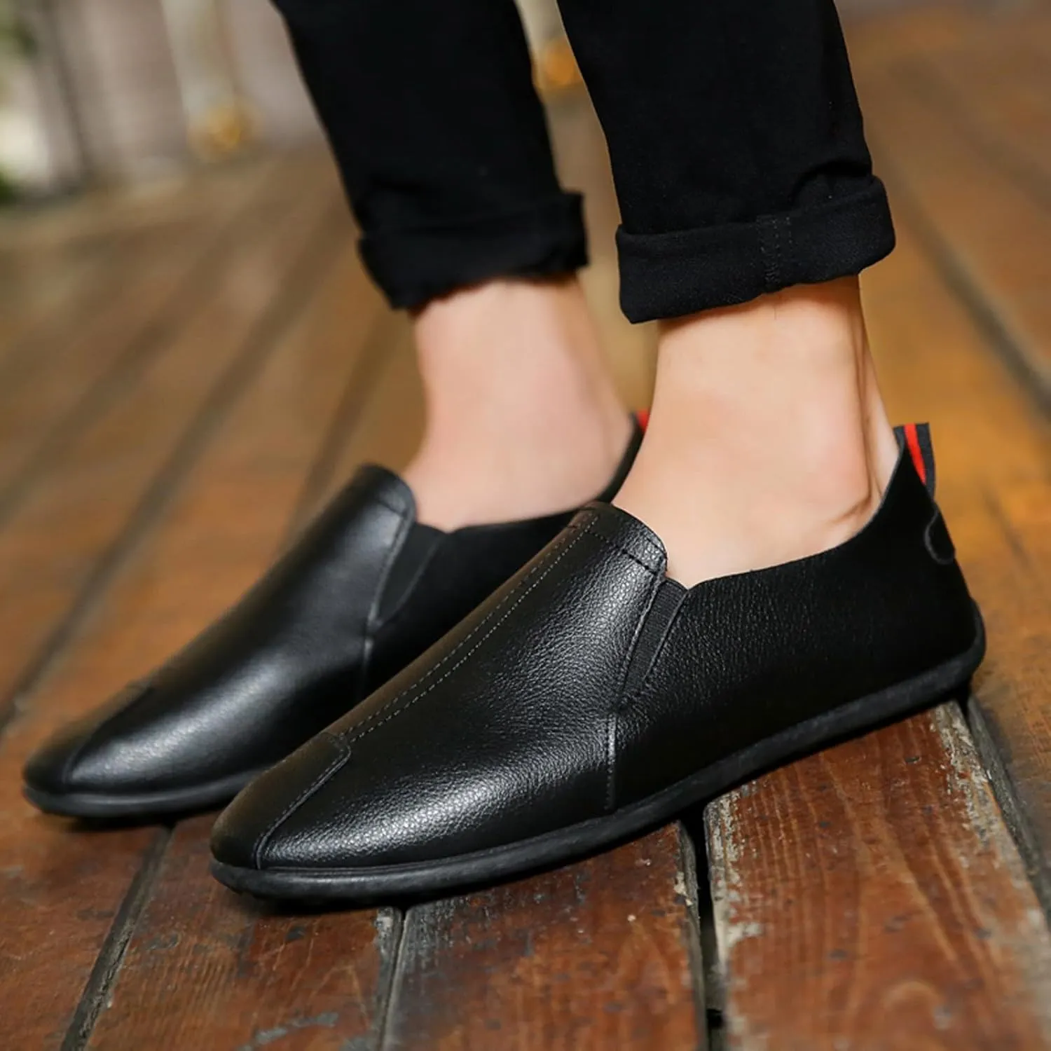 Mens Breathable Slip On Dress Shoes Breathable Elastic Fly Woven Mesh Sneaker Hook and Loop Orthopedic Sneakers
