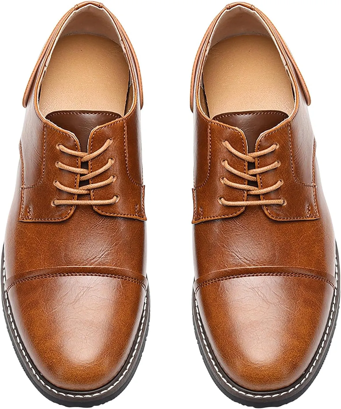 Mens Dress Shoes Formal Leather Men's Oxfords Business Fashion Casual Tuxedo Comfortable Walking Shoes for Men