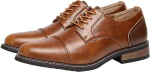 Mens Dress Shoes Formal Leather Men's Oxfords Business Fashion Casual Tuxedo Comfortable Walking Shoes for Men
