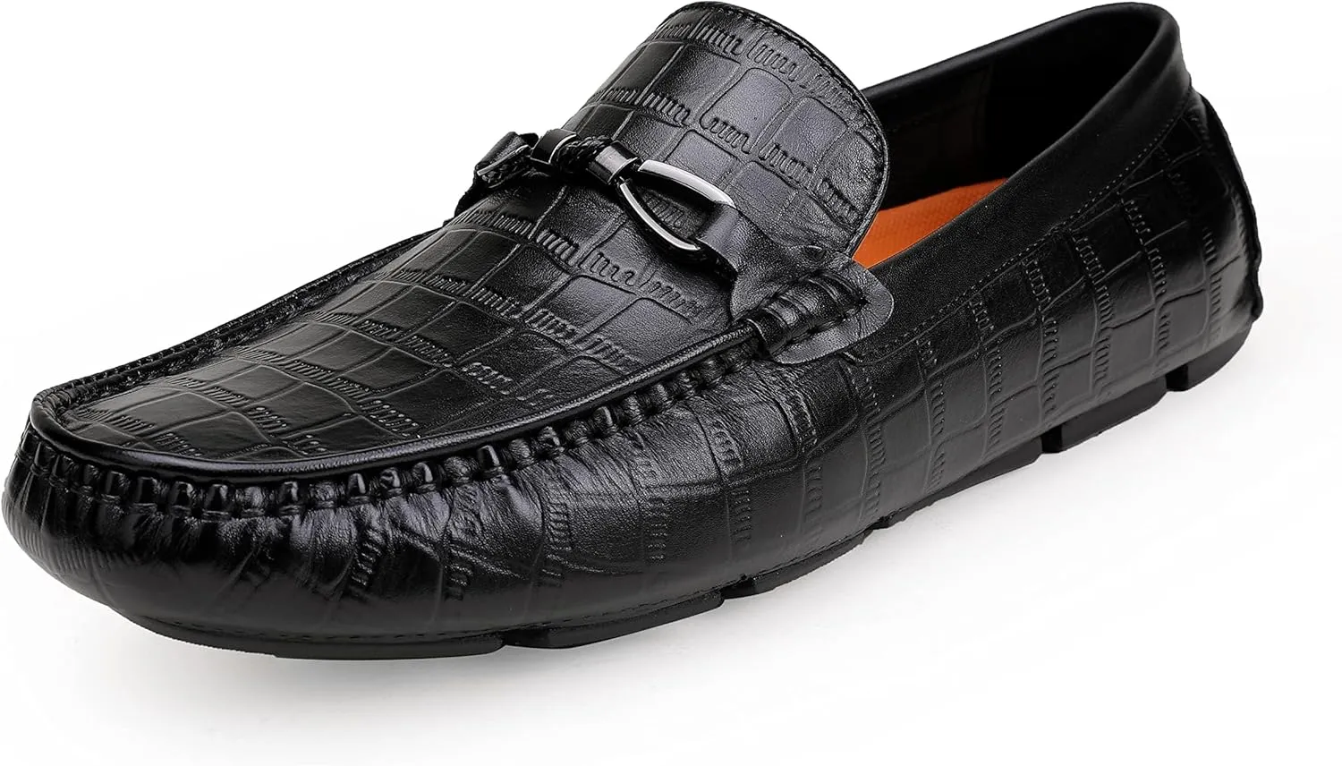 Men's Driving Moccasins Classic Drive Slip On Loafers Leather Casual Shoes for Mens Penny Loafers Driving Dress Shoes