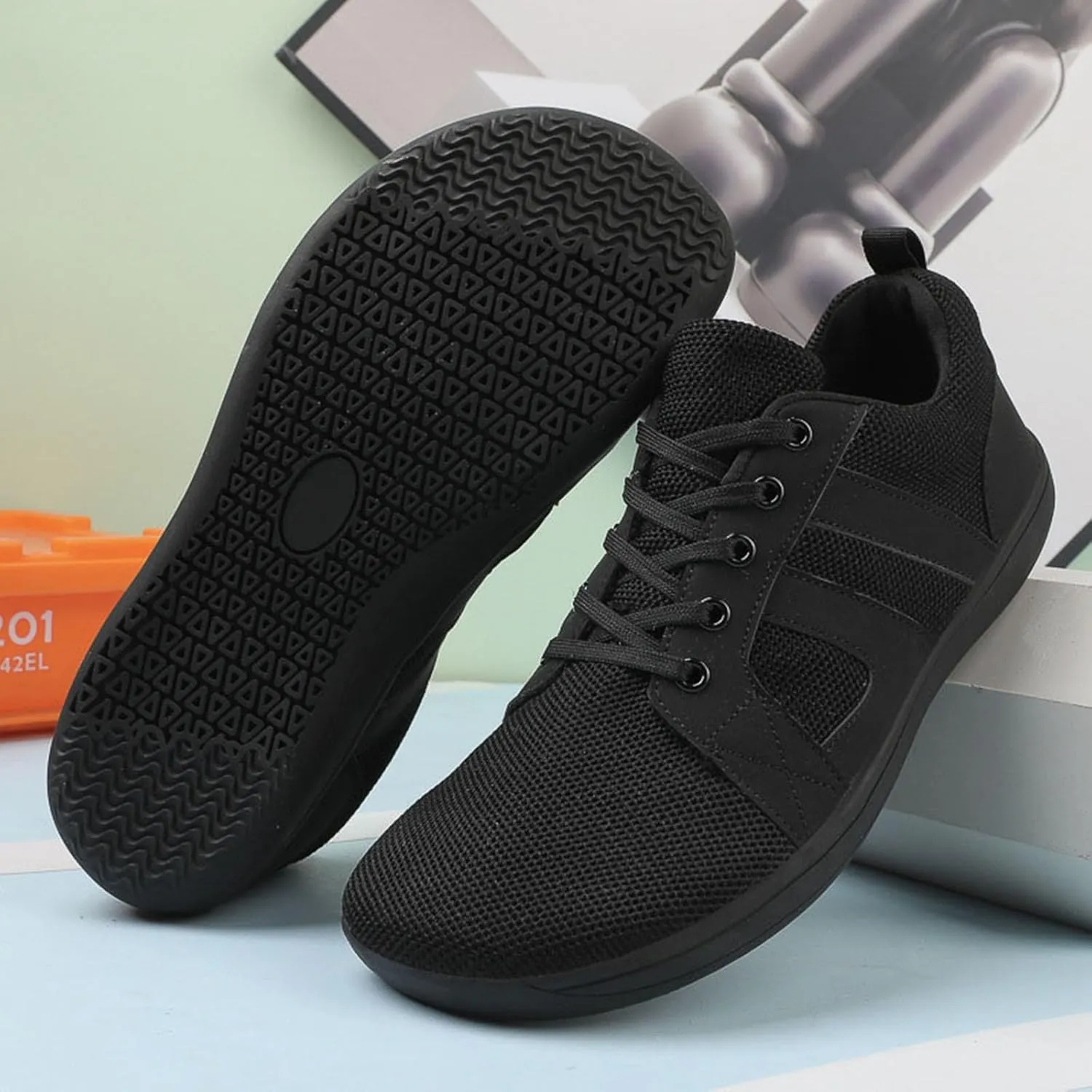 Men's Fashion Versatile Walking Shoes Breathable Elastic Fly Woven Mesh Sneaker Business Casual Versatile Shoes