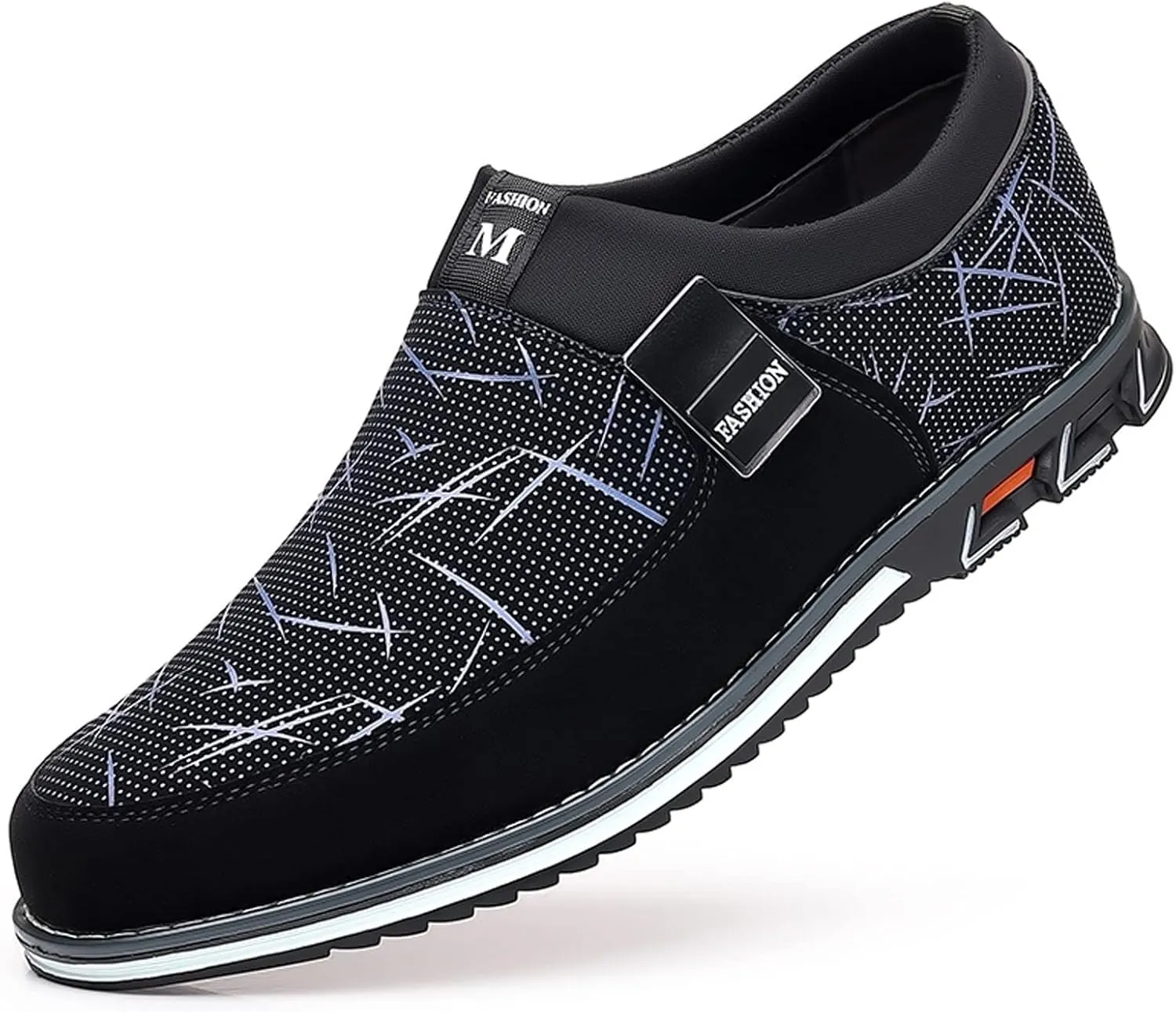 Men's Formal Wide-Fit Cap Toe Oxford Shoes Fashion Style Men's Breathable Black Oxford Shoes for Men Casual