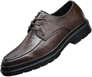 Men's Genuine Leather Oxford Formal Business Classic Lace-Up Wedding Dress Shoes for Men Wingtip Mens Brogue