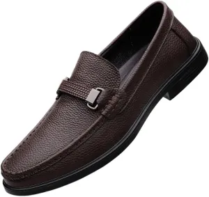 Mens Loafers Footwear Modern Non Slip Casual Business Work Formal Office Working Leather Derby Shoes