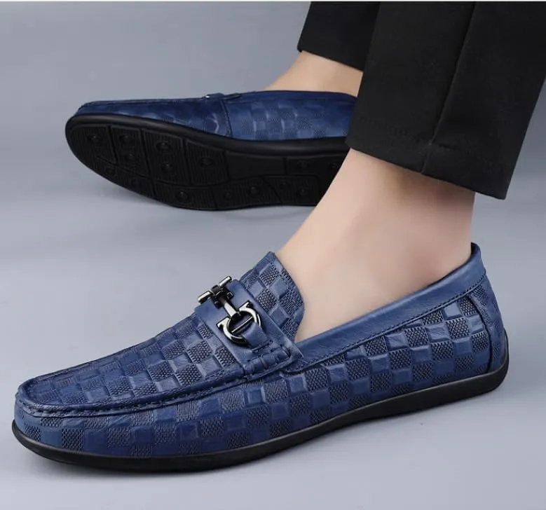 Men's Loafers Shoes Men Flexural Leather Fashion Dress Sneakers Business Classic Formal Oxfords Shoes