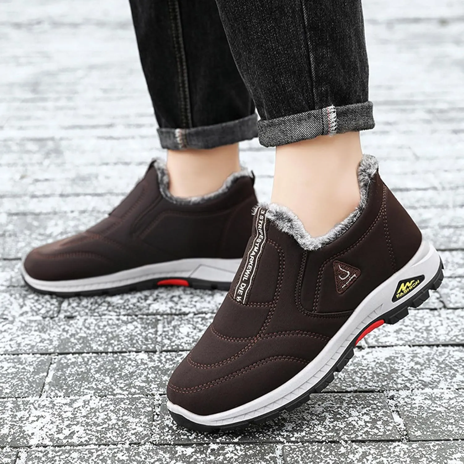 Men's Non Slip Barefoot Minimalist Shoes Breathable Elastic Fly Woven Mesh Sneaker Lightweight Minimalist Shoes