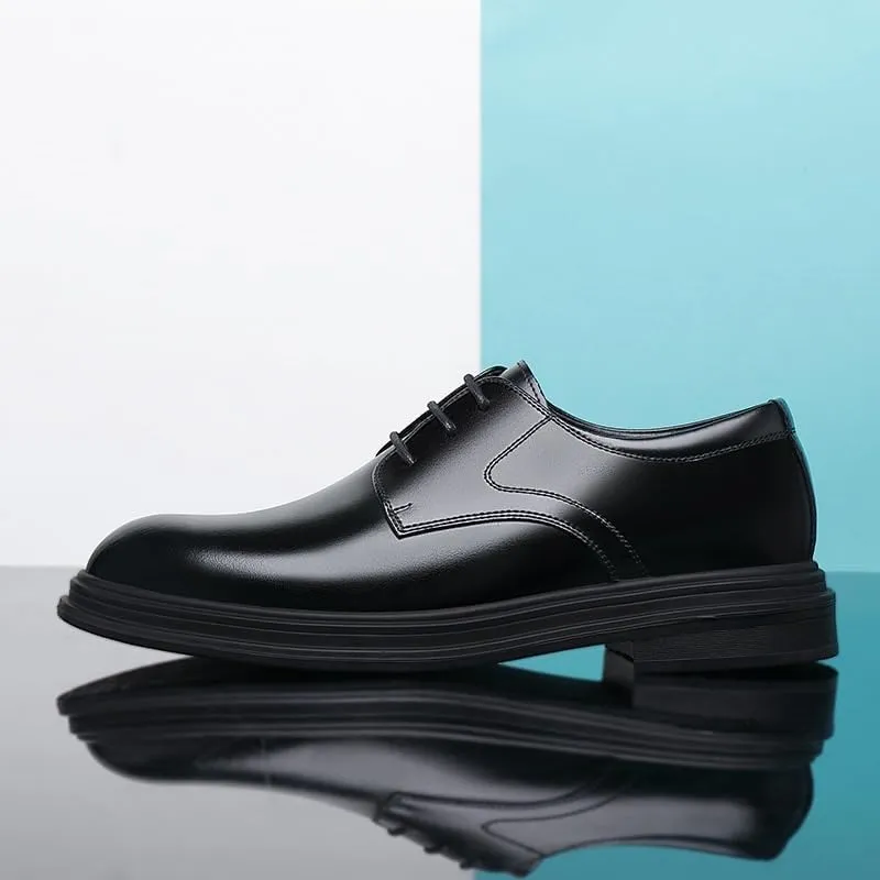 Men's Patent Leather Formal Business Oxford Dress Shoes Business Casual Derby Shoe Prom Wedding Business Office Dress Shoes