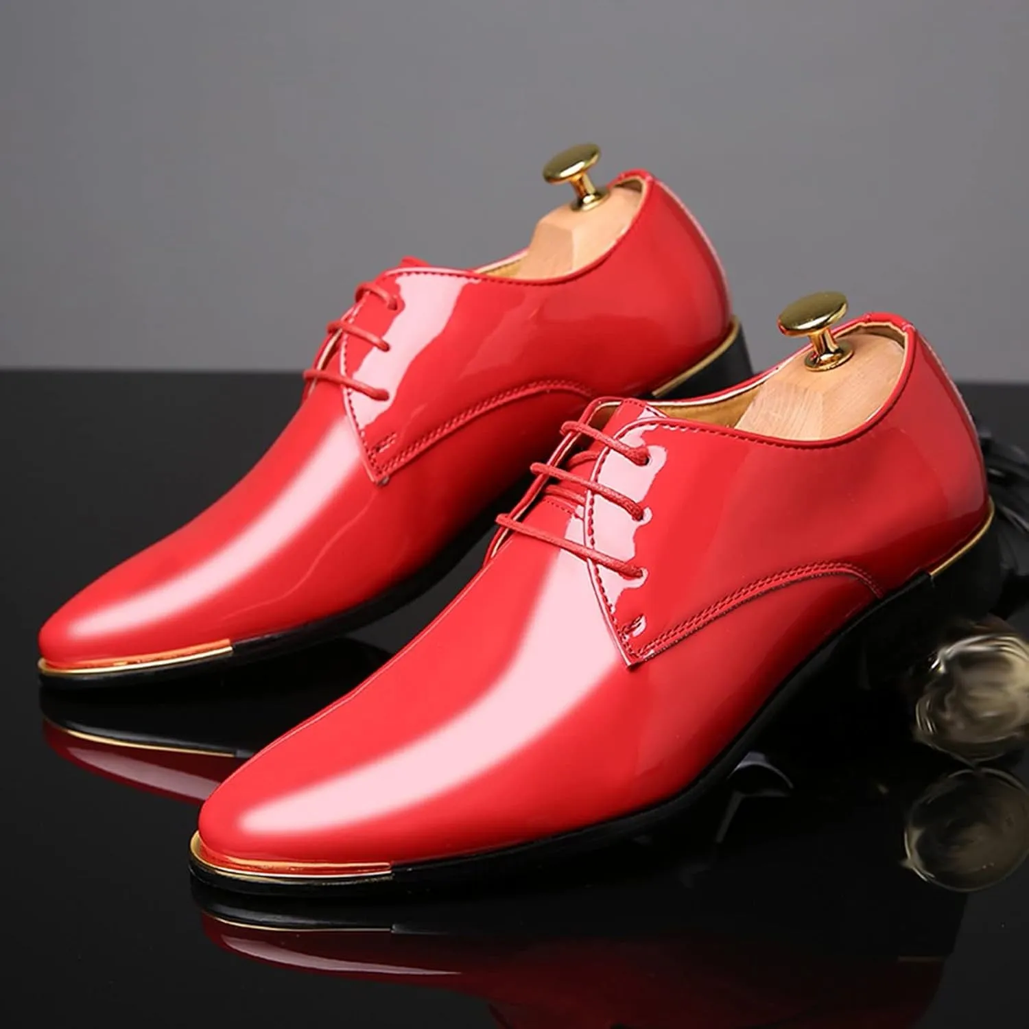 Mens Shoes Business Casual Comfortable Classical Pointed Leather Mens Business Casual Shoes and Style Men's leather shoes Men Leather Cap Toe Oxford Business Formal Dress