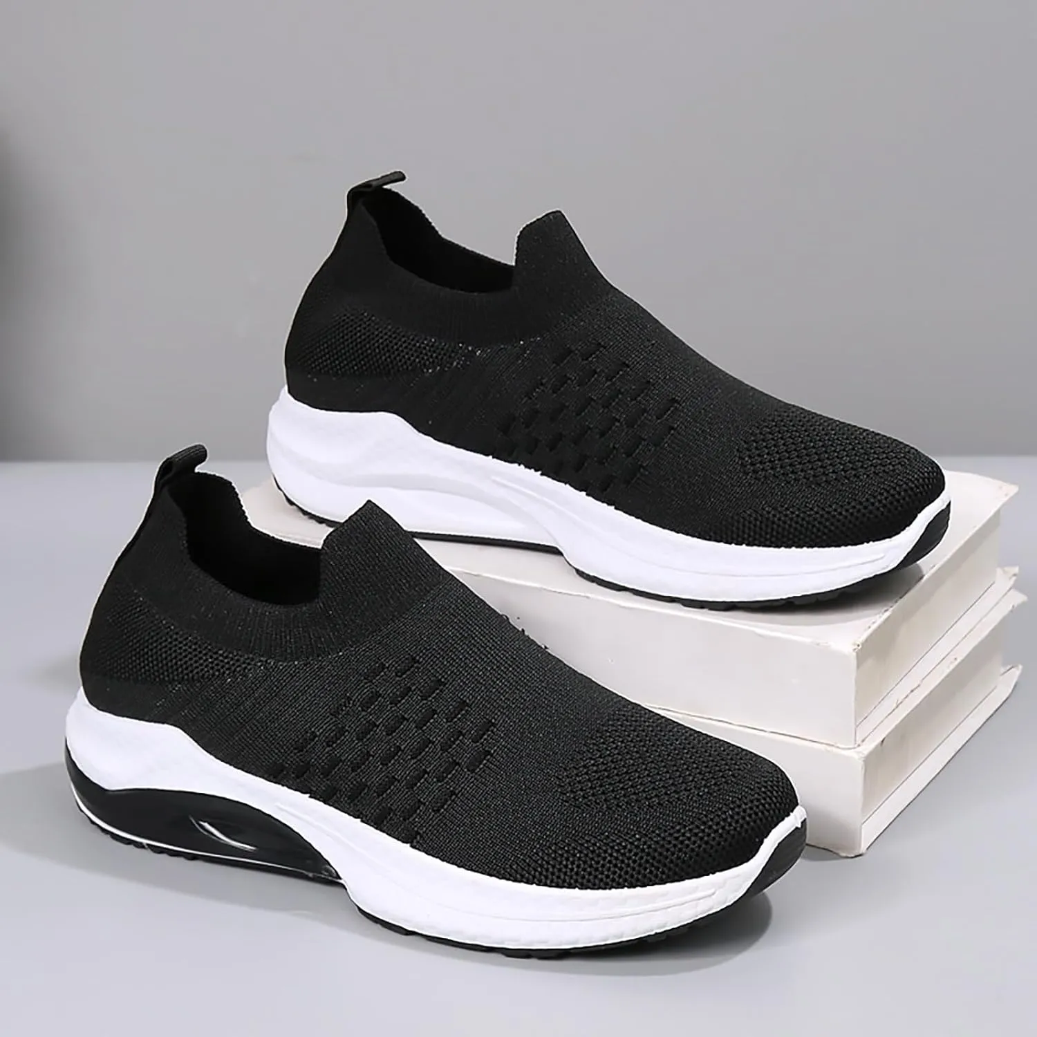 Mens Shoes Casual Fashion Sneakers for Women 2024 Womens Loafers Comfortable Slip On Soft Sole Christmas Sneakers Women Loafers for Women Casual