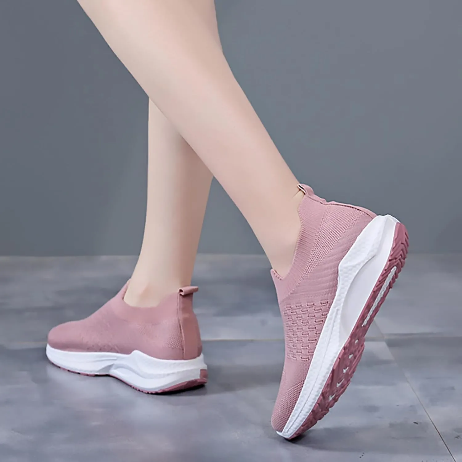 Mens Shoes Casual Fashion Sneakers for Women 2024 Womens Loafers Comfortable Slip On Soft Sole Christmas Sneakers Women Loafers for Women Casual