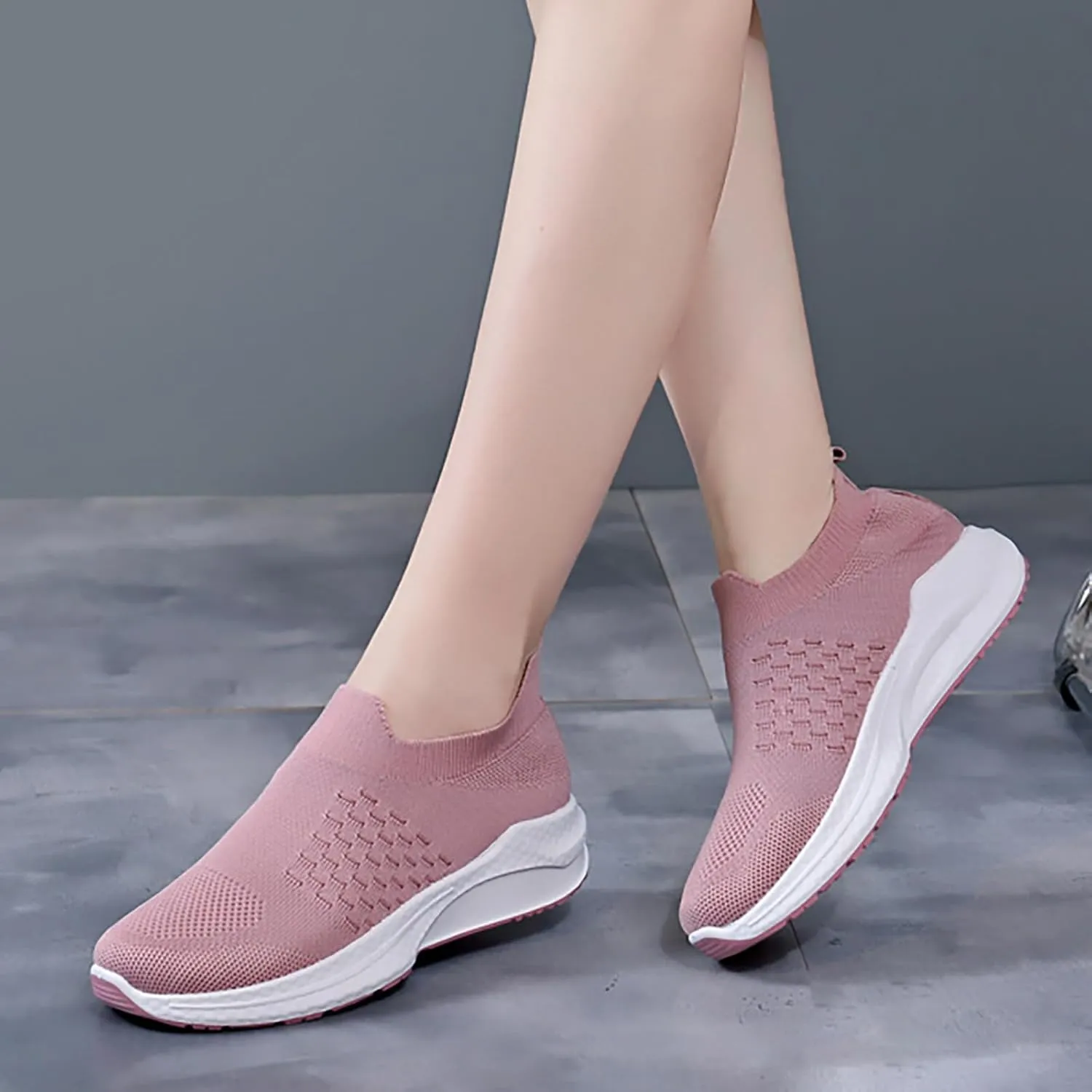 Mens Shoes Casual Fashion Sneakers for Women 2024 Womens Loafers Comfortable Slip On Soft Sole Christmas Sneakers Women Loafers for Women Casual