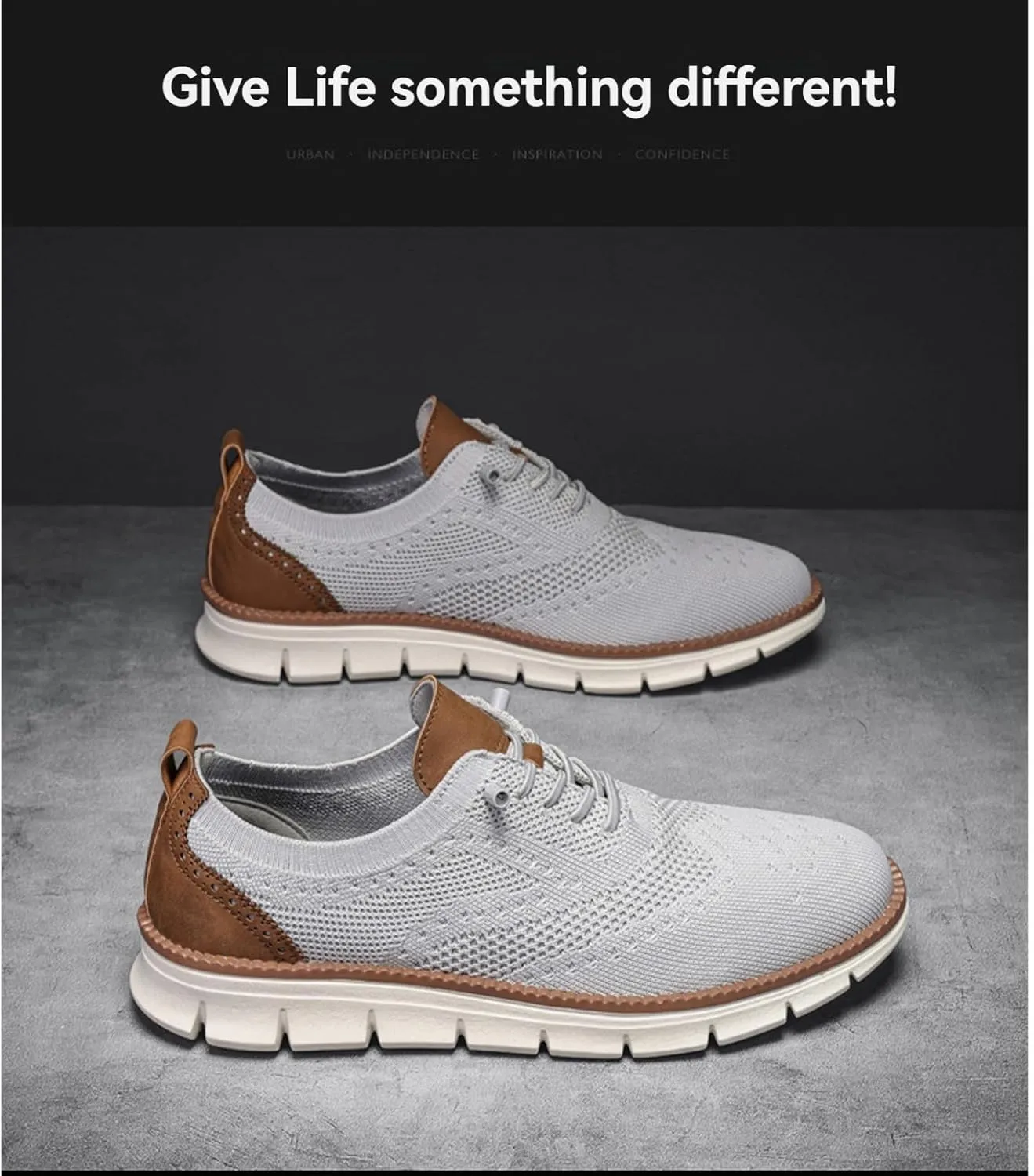 Mens Shoes Casual Sneakers,Mesh Dress Shoes for Men,Mens Wearbreeze Shoes,Breeze Shoes for Men,Loafers Slip On Shoes,Comfortable Lightweight Fashion Walking Business Lace-Up Oxford Shoes for Men