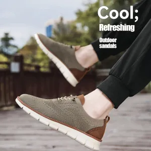 Mens Shoes Casual Sneakers,Mesh Dress Shoes for Men,Mens Wearbreeze Shoes,Breeze Shoes for Men,Loafers Slip On Shoes,Comfortable Lightweight Fashion Walking Business Lace-Up Oxford Shoes for Men