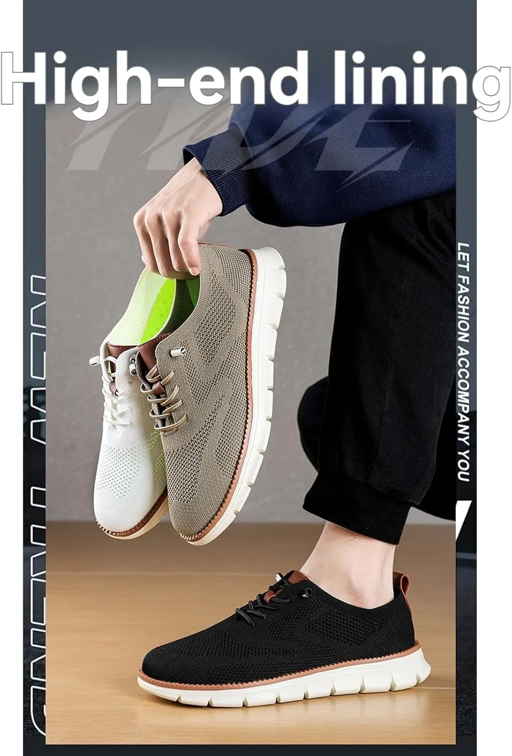 Mens Shoes Casual Sneakers,Mesh Dress Shoes for Men,Mens Wearbreeze Shoes,Breeze Shoes for Men,Loafers Slip On Shoes,Comfortable Lightweight Fashion Walking Business Lace-Up Oxford Shoes for Men
