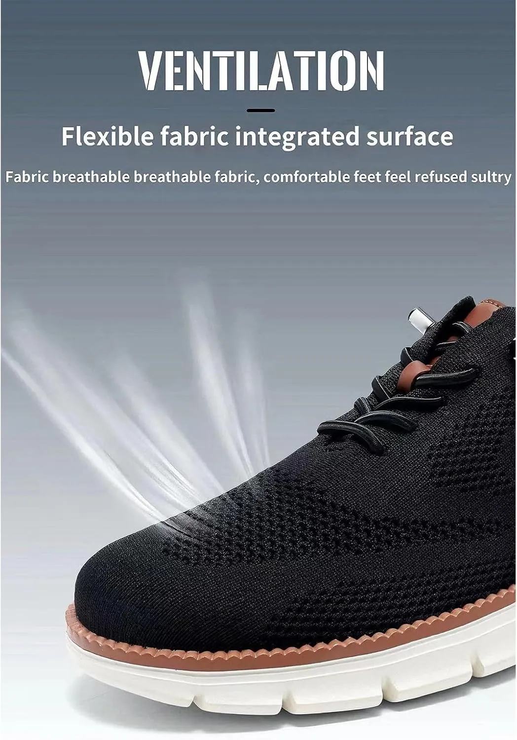 Mens Shoes Casual Sneakers,Mesh Dress Shoes for Men,Mens Wearbreeze Shoes,Breeze Shoes for Men,Loafers Slip On Shoes,Comfortable Lightweight Fashion Walking Business Lace-Up Oxford Shoes for Men