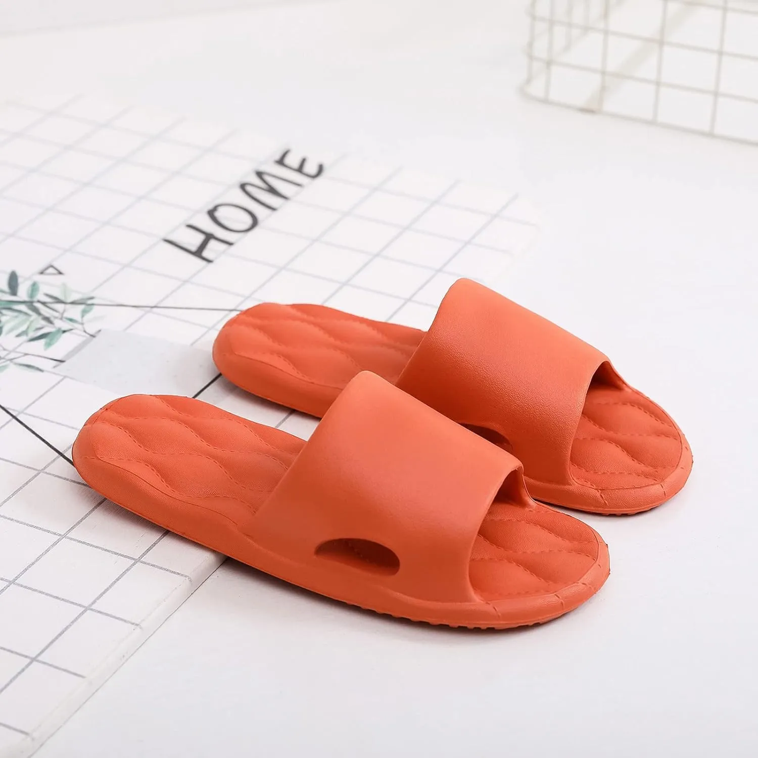 Mens Slides Shower Shoes Women Mens Slippers Womens Slides Bathroom Lightweight Ultimate Comfort Slippers