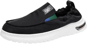 Men's Slip-On Canvas Loafers for Relaxed Style - Lightweight Construction, Versatile for Weekend Outings or Errands