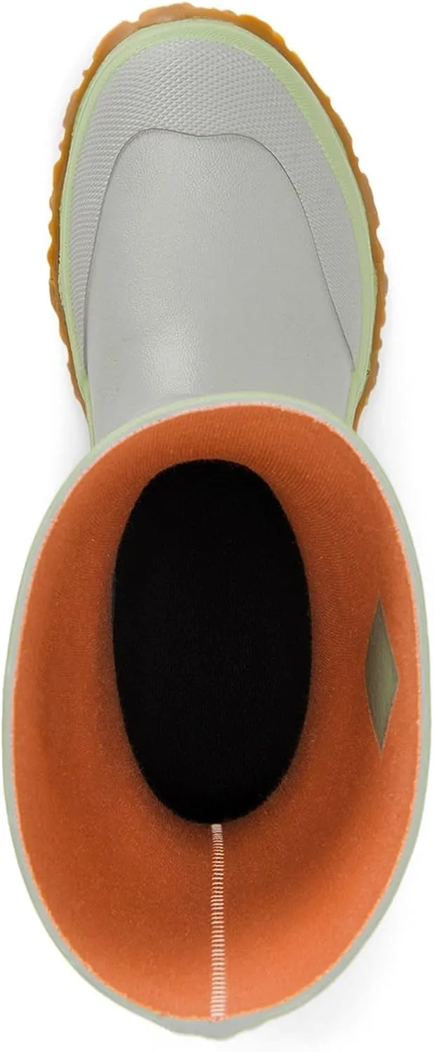 MUCK Boot Women's Waterproof Lightweight Rubber Non-Slip Forager Mid Calf Rain Work Boots for Gardening Fishing Farming