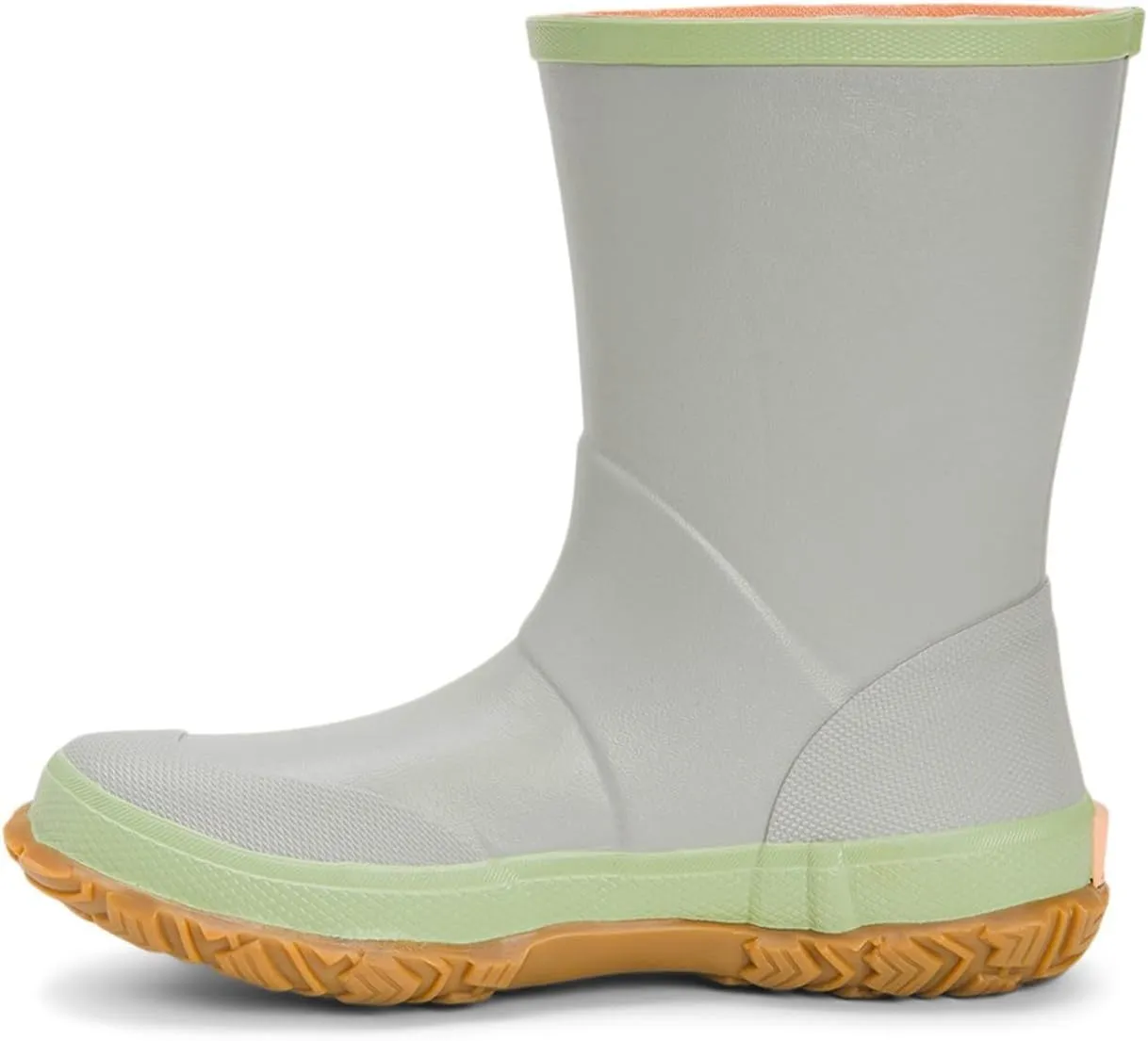 MUCK Boot Women's Waterproof Lightweight Rubber Non-Slip Forager Mid Calf Rain Work Boots for Gardening Fishing Farming