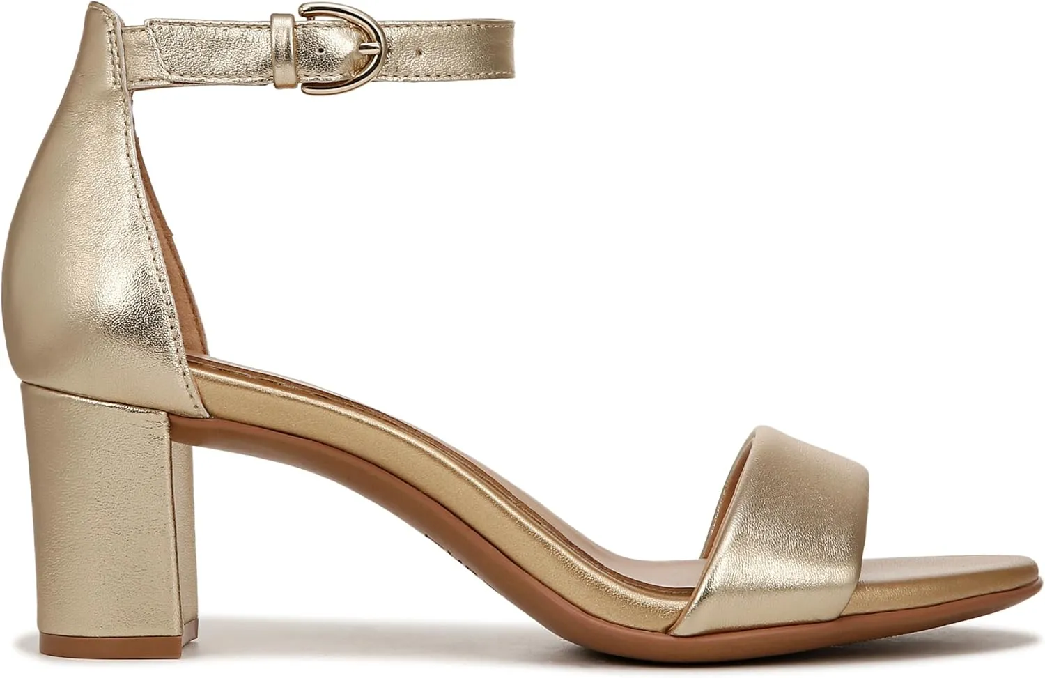Naturalizer Womens Vera Ankle Strap Block Heel Dress Sandal